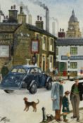 Allen Tortice (b.1948) Nelson Pub, Morley, West Yorkshire signed (lower left), titled (to reverse)