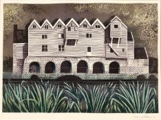 David Gentleman (b.1930) Horstead Mill, Norfolk, 1966 stamped signature and date (lower right)