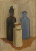 Gabrielle Ohl (1928-2002) Bottles, 1982 signed with initials and dated 23 x 34cm.