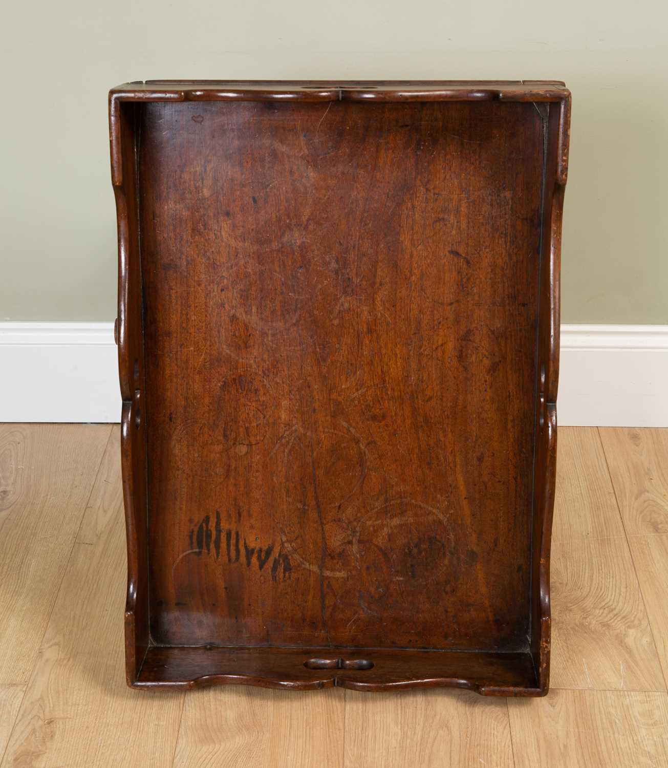 A pair of 19th century oak side chairs with carved decoration and upholstered backs and seats, - Image 9 of 9