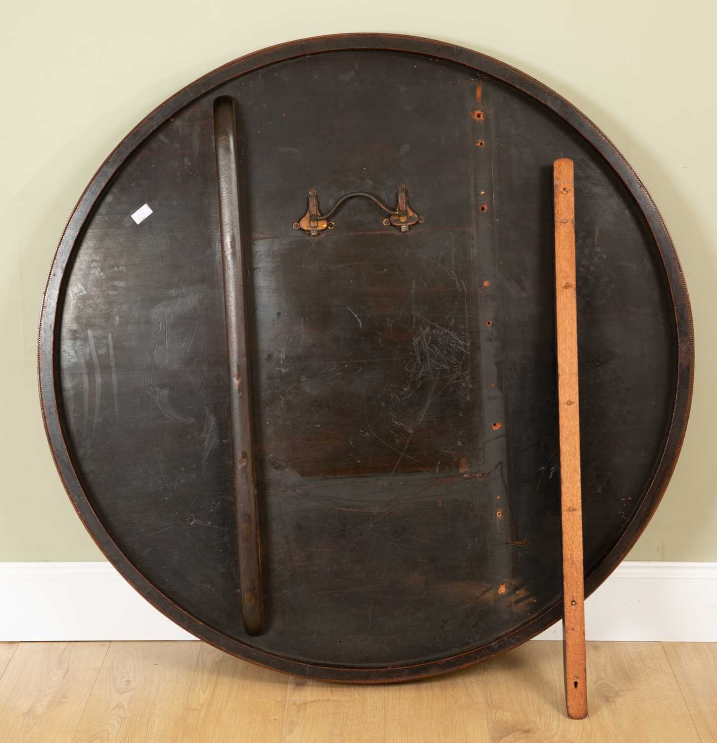 A Victorian rosewood circular tilt-top breakfast table with octagonal central column support and - Image 4 of 4