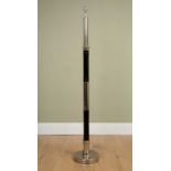 A retro Art Deco-style floor lamp, 159cm highMinor marks, dents and scratches to the paintwork of