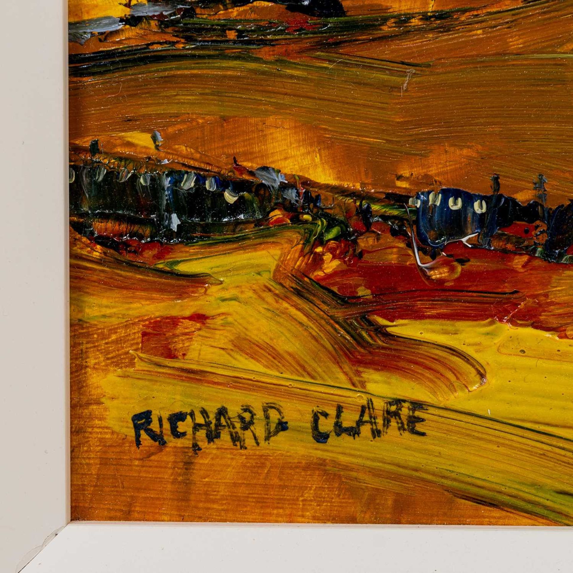 Richard Clare (b.1964) 'Earl Stemdale', oil on panel, signed lower left, 24cm x 24cmMinimal scuffs - Image 3 of 3