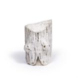 A Roman marble fragment of naturalistic form 14cm diameter 26cm high.