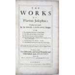 L’Estrange, Sir Roger, Translator. ‘The Works of Flavius Josephus'. R Sare, London 1702. With
