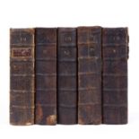 Plutarch's Lives Translated from the Greek by Several Hands. 5 vols. Jacob Tonson at Gray's-Inn