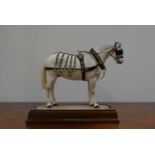 Claremont Fine China limited edition ceramic model of a horse 'Her Majesty's Rio Windsor Grey'