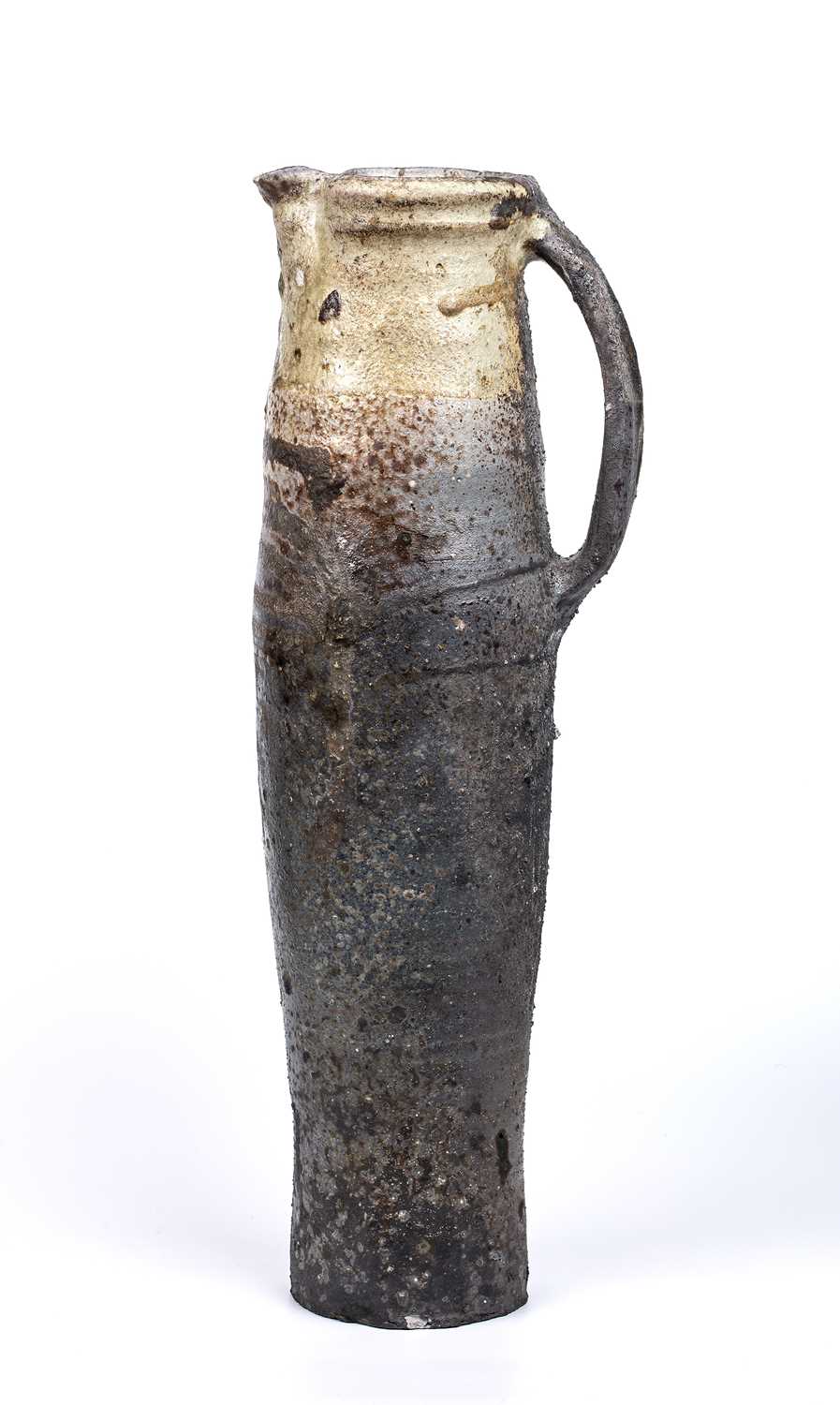 Nic Collins (b.1958) Large jug wood-fired 64.5cm high.Overall wear, glaze and firing faults, a - Image 2 of 10