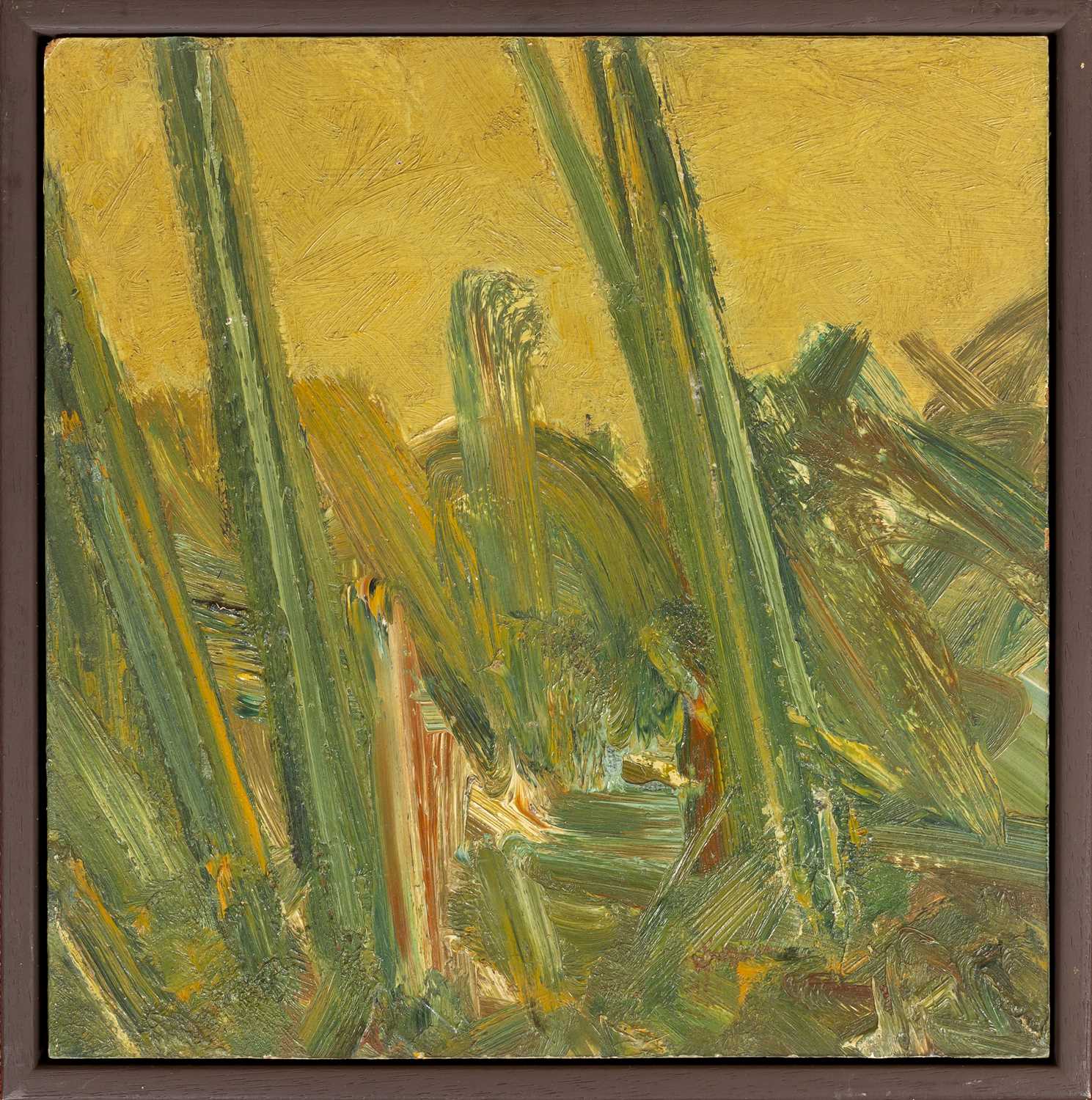 George Holt (1924-2005) Tree Study signed and titled (to reverse) oil on board 31 x 30cm. - Image 2 of 3