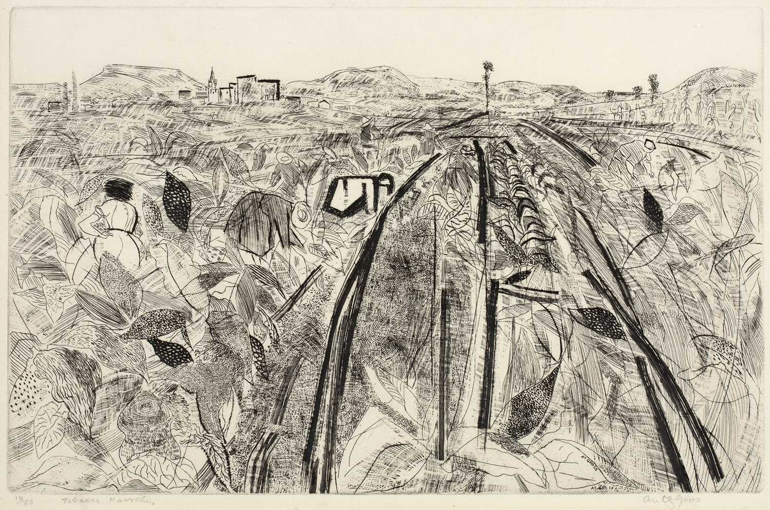 Anthony Gross (1905-1984) Tobacco Harvesters, 1957 18/50, signed, titled, and numbered in pencil (in