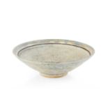 Eileen Lewenstein (1925-2005) Bowl light blue oxidised glaze impressed potter's seal 8cm high,