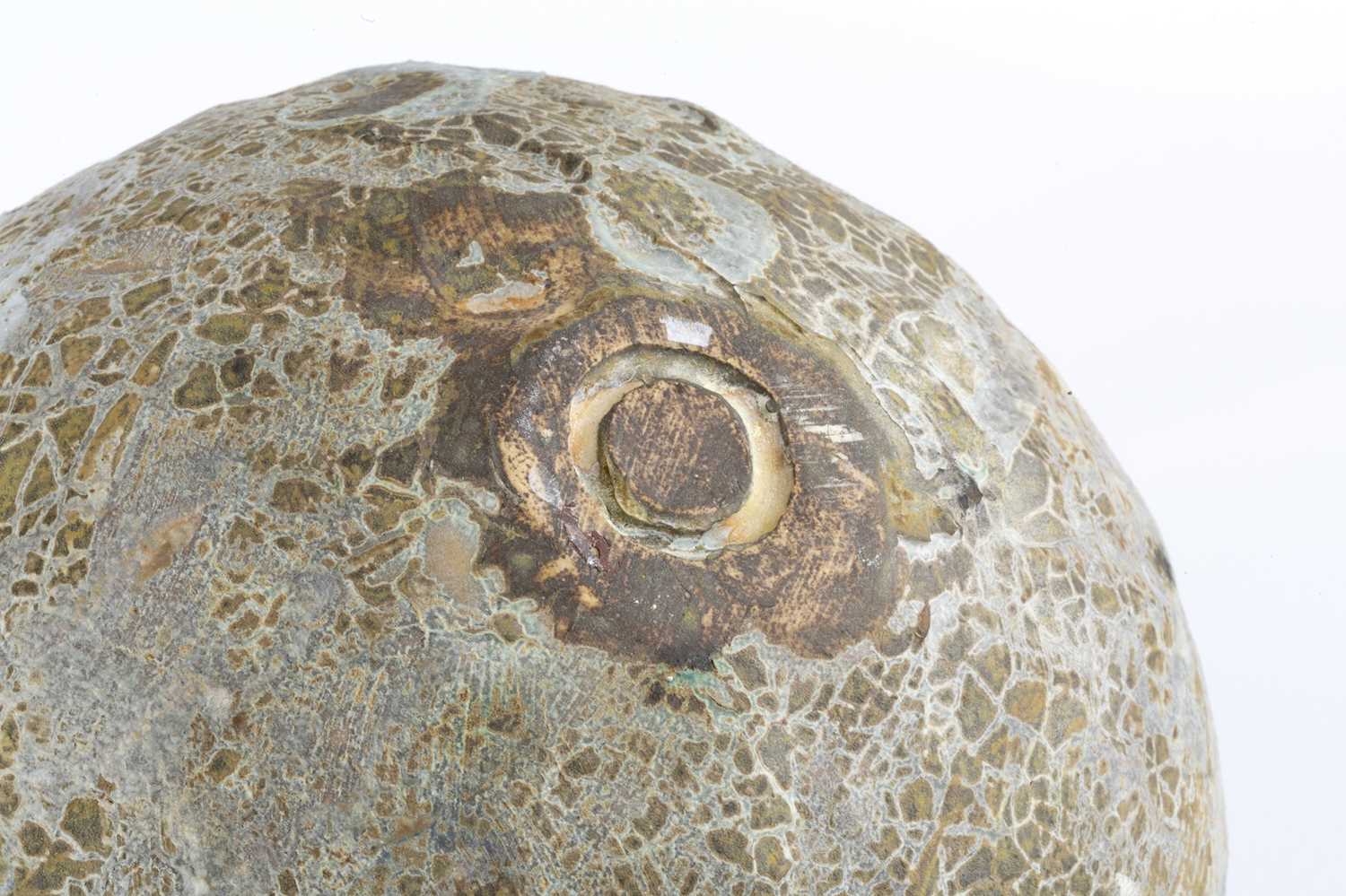 Rachel Wood (b.1962) Moon vase layered glazes impressed potter's seal 17cm high. - Image 5 of 5
