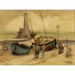 Laurie Tayler (1873-1972) Rye Harbour signed (lower left) oil on board 42 x 59cm.