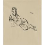 Colin Middleton (1910-1983) Female Figure, 1944 signed and dated (upper right) pen and ink 24 x