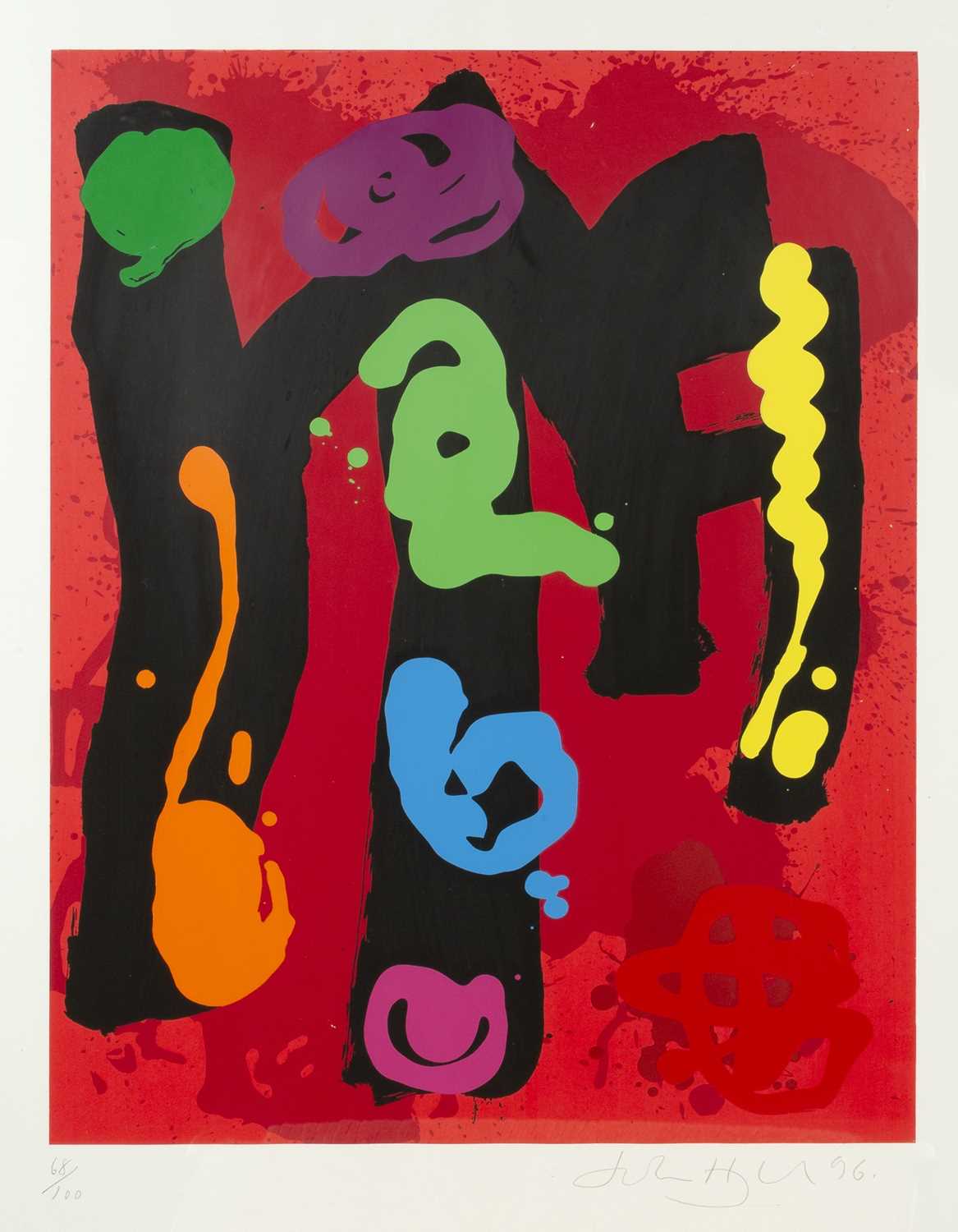 John Hoyland (1934-2011) Tree of Life, 1996 from the Jesus College Quincentennial Portfolio 68/