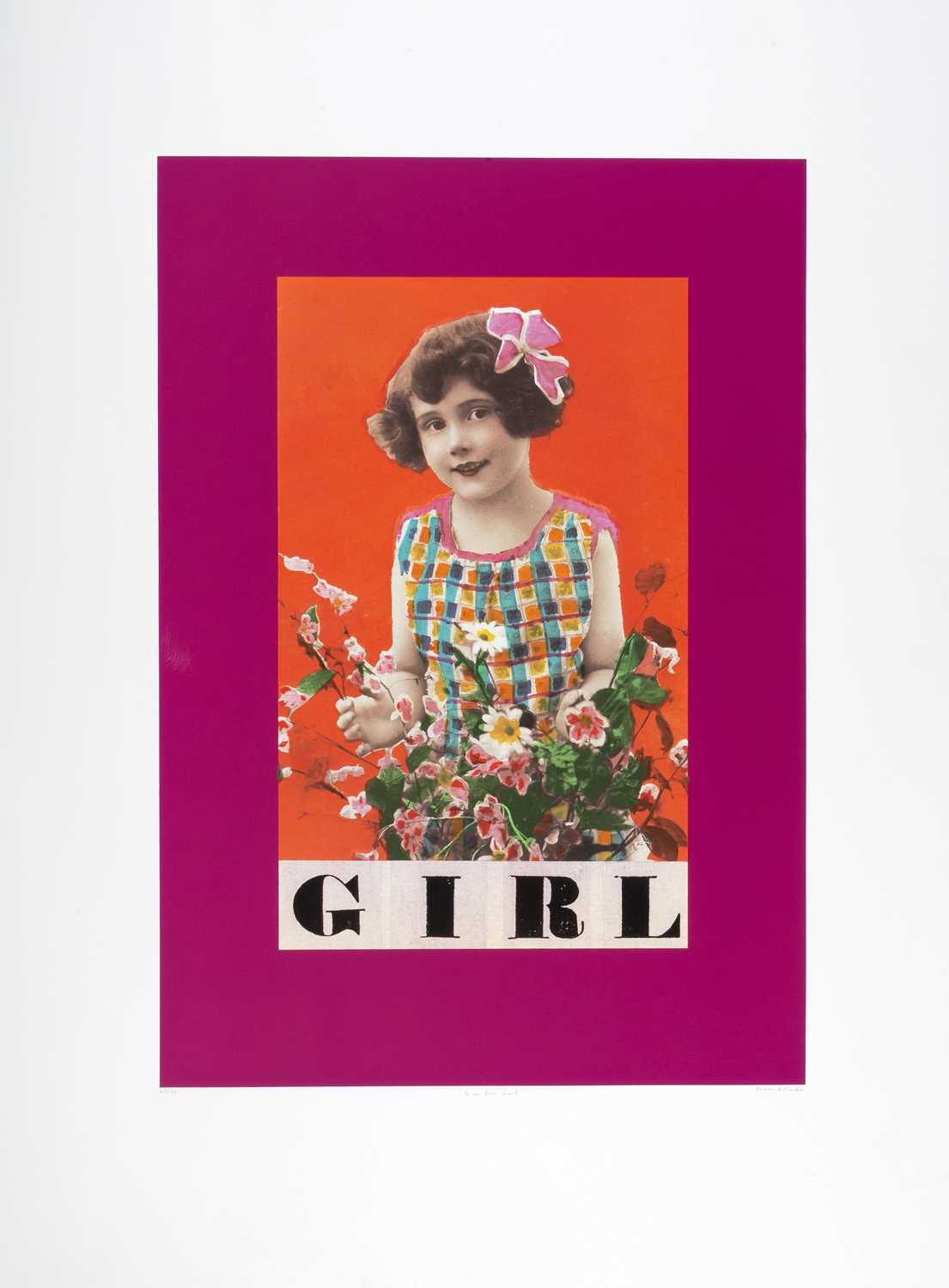 Peter Blake (b.1932) G is for Girl, 1991 45/95, signed, numbered, and titled in pencil (in the