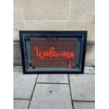 Banksy (b.1974) Welcome Mat, 2020 hand-stitched, in fabric repurposed from life vests abandoned on