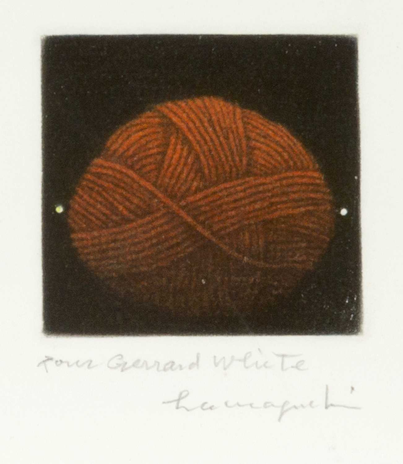 Yozo Hamaguchi (1909-2000) Ball of String signed and inscribed 'For Gerrard White' in pencil (in the