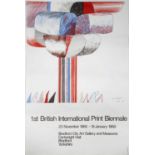 David Hockney (b.1937) 1st British International Print Biennale, 1968-1969 exhibition poster for