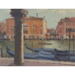 Ronald Morgan (b.1936) On the Grand Canal, Venice, 1997 signed and dated (lower left) oil on board