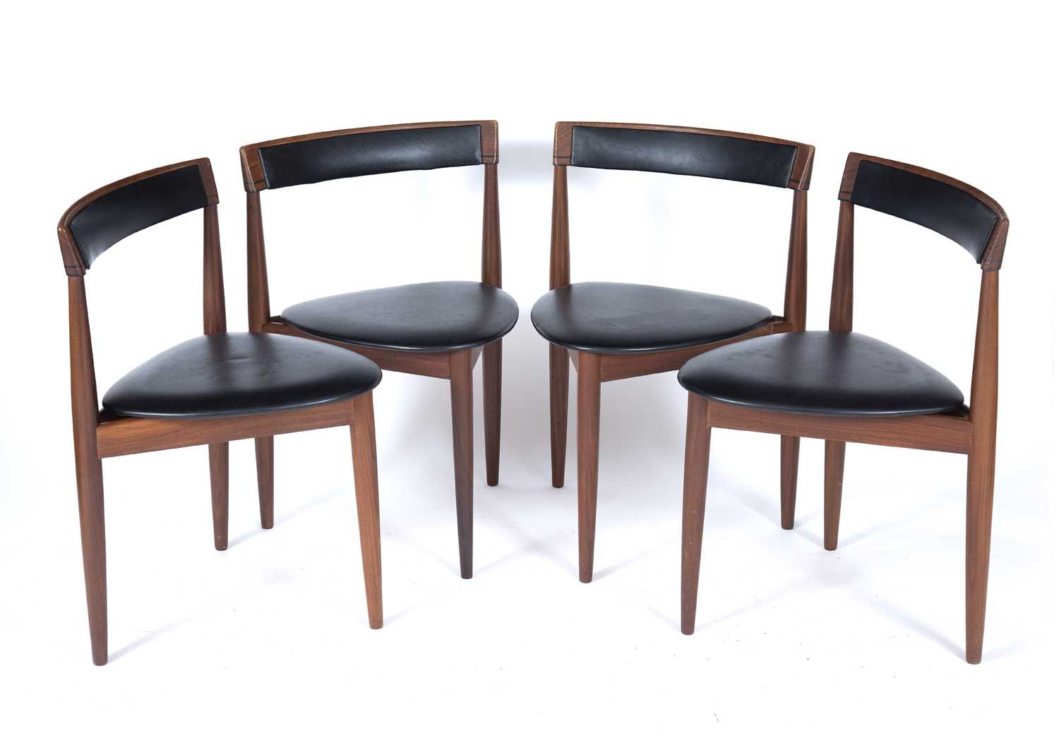 Hans Olsen (1919-1992) for Frem Røjle, Denmark Roundette table and four chairs, circa 1960 teak - Image 3 of 5