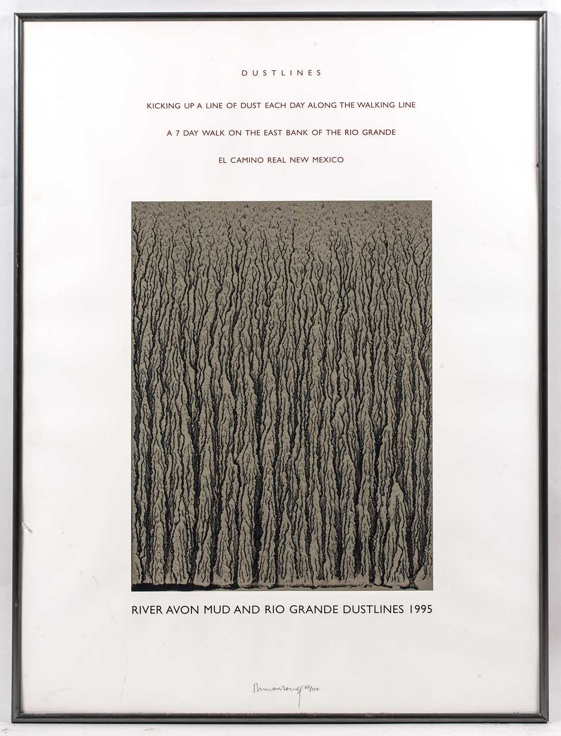 Richard Long (b.1945) River Avon Mud and Rio Grande Dustlines, 1995 from the Jesus College - Image 3 of 3