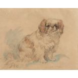Ludwig Heinrich Jungnickel (1881-1965) Cavalier King Charles Spaniel, 1935 signed and dated (lower