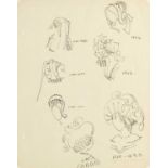 Doris Zinkeisen (1898-1991) Headdress designs for the Taming of the Shrew signed and variously