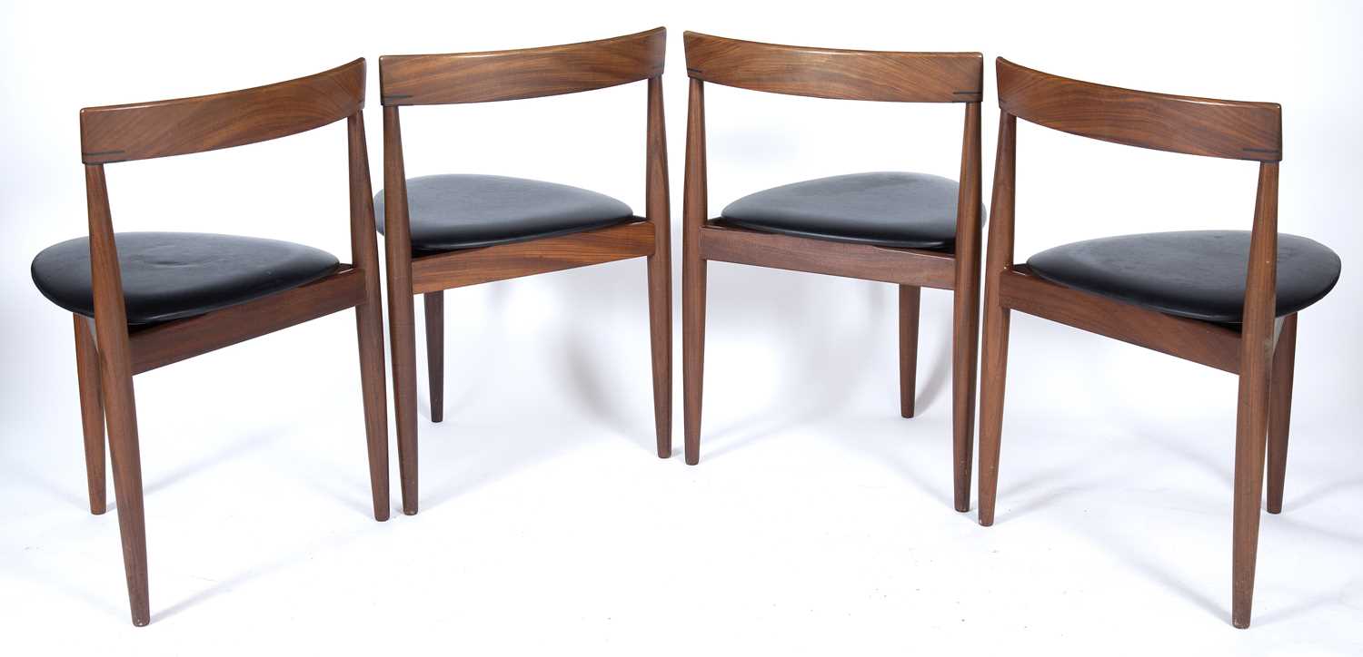 Hans Olsen (1919-1992) for Frem Røjle, Denmark Roundette table and four chairs, circa 1960 teak - Image 4 of 5
