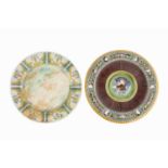 Minton Art Pottery plate Crystal Palace Art Union impressed 'Minton' 27cm diameter; and a Doulton