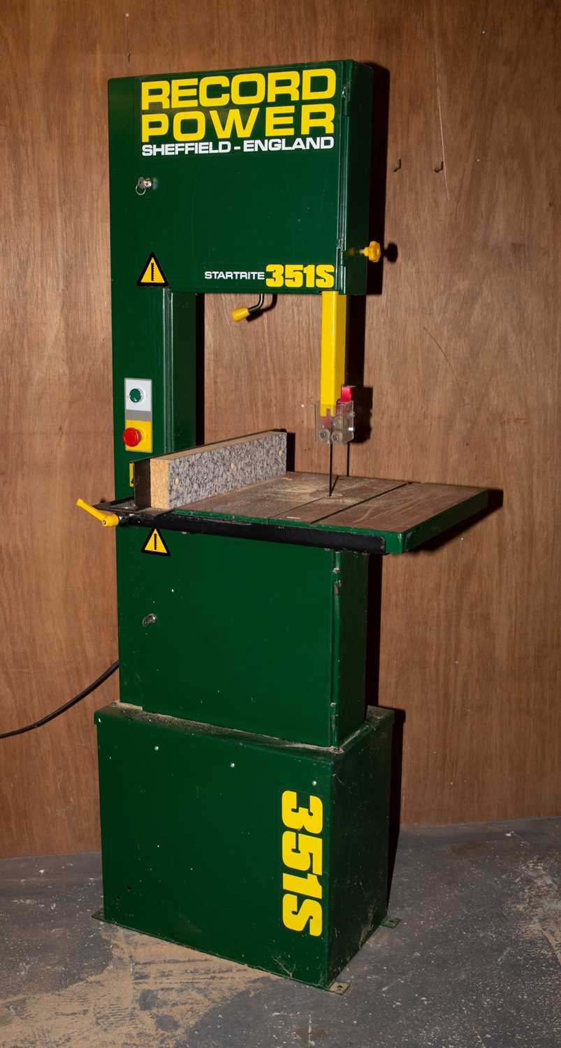 A Record Power Startrite 351S Bandsaw, Sold as found, not guaranteed and not electrically