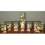 A full Royal Doulton set of Snow White and the seven dwarves figurines, all with boxesQty: 8In