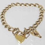 A 9 carat gold bracelet