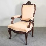 An early 20th century French armchair