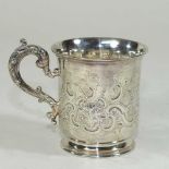 A Victorian silver cup