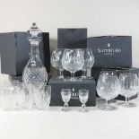A Waterford crystal Colleen pattern brandy decanter