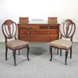 An Edwardian dressing chest