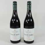Two bottles of Felton Road Pinot Noir
