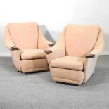 A pair of mid 20th century G Plan armchairs