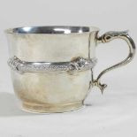 An early 20th century silver cup