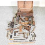 An early 20th century tool chest