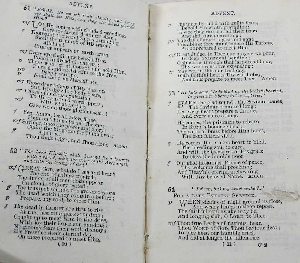 A leather bound book of hymns - Image 9 of 12