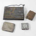 An early 20th century silver purse