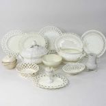 A collection of creamware