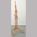 A wooden artist's easel