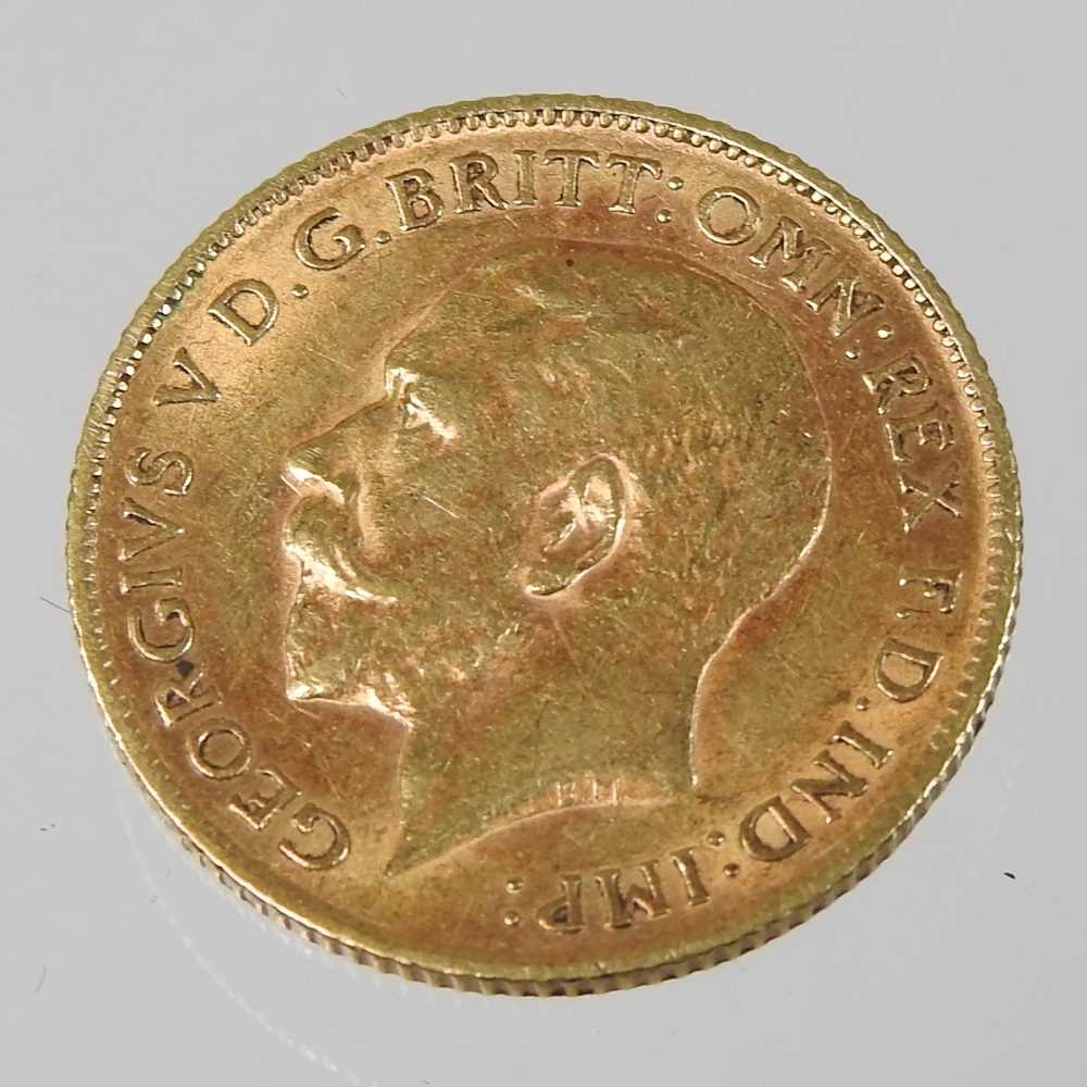 A George V half sovereign - Image 2 of 2