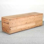 An antique pine box