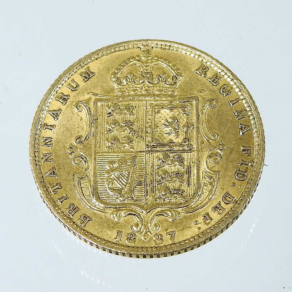 A Victorian half sovereign