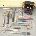 A collection of hand tools
