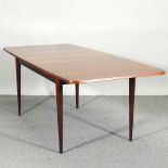 A 1960's hardwood dining table